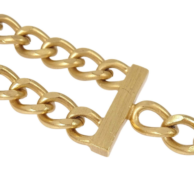 Chanel Necklace Flower Metal Gold Gold_plated Bijoux