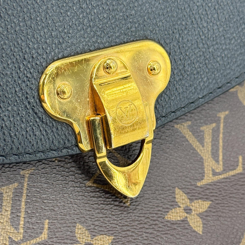 Louis Vuitton Vavin Chain Wallet Nm Monogram Empreinte Leather Black Canvas Bag