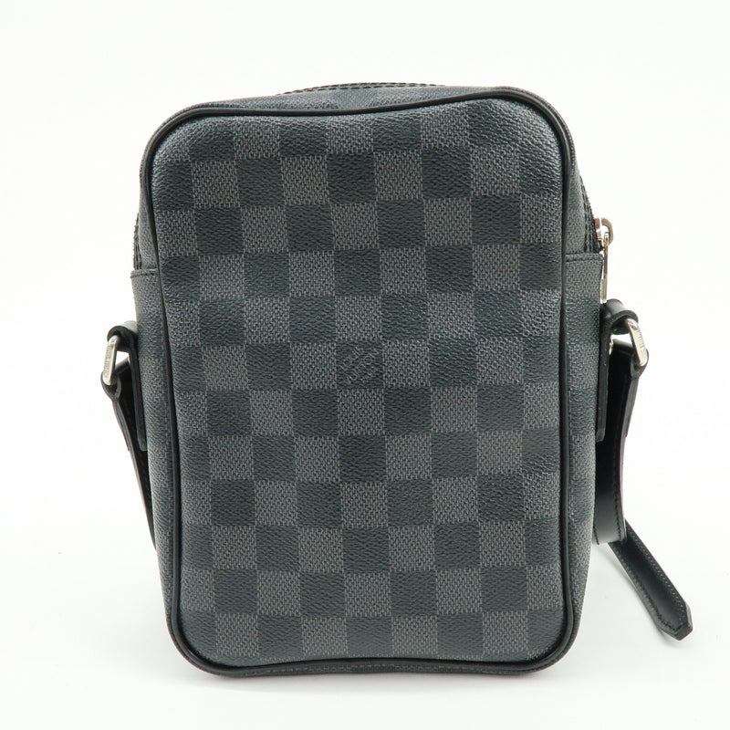 Louis Vuitton Rem Damier Graphite Black Canvas Bag