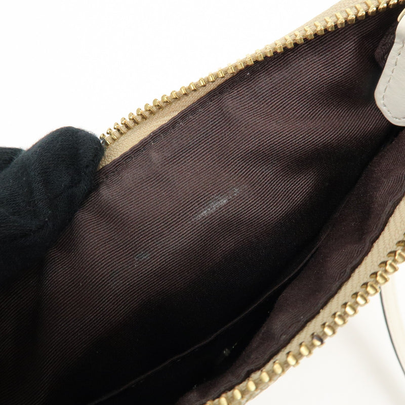 Coach Shoulder Canvas Beige Bag