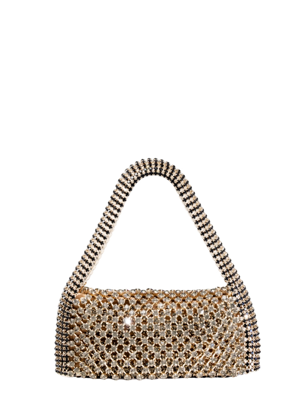 Benedetta Bruzziches Rachele La Grande Shoulder Bag — Gold Brass; Crystals