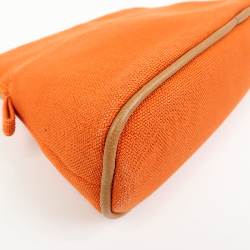 Hermes Bolide Travel Canvas Orange Bag