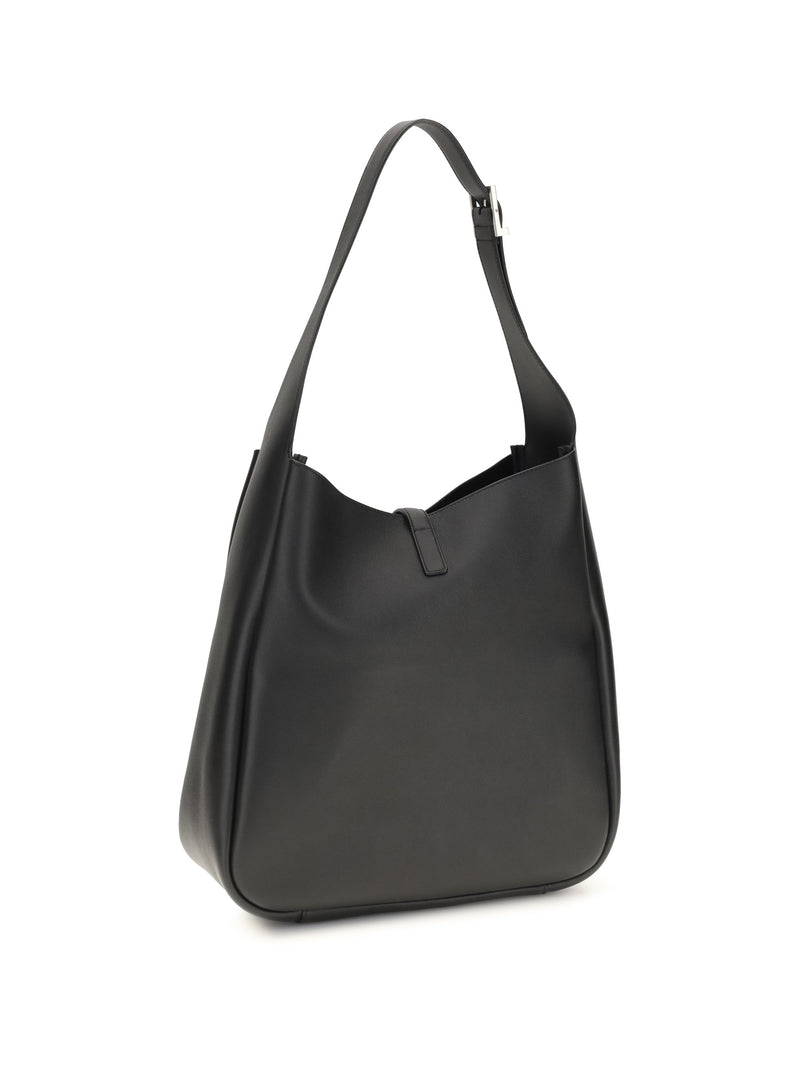 Saint Laurent Le Shoulder Bag — Black Calf Leather Bos Taurus
