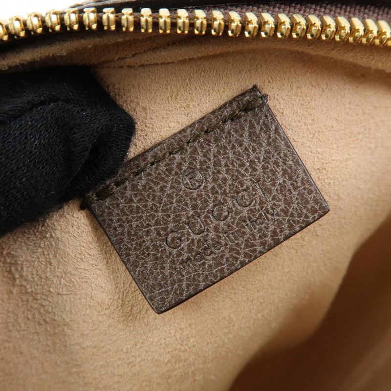 Gucci Ophidia Round Gg Coated Canvas Beige Bag
