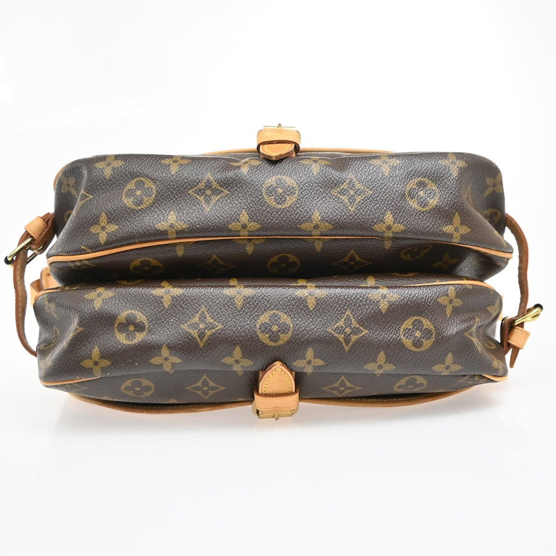Louis Vuitton Saumur Monogram Canvas Brown Bag