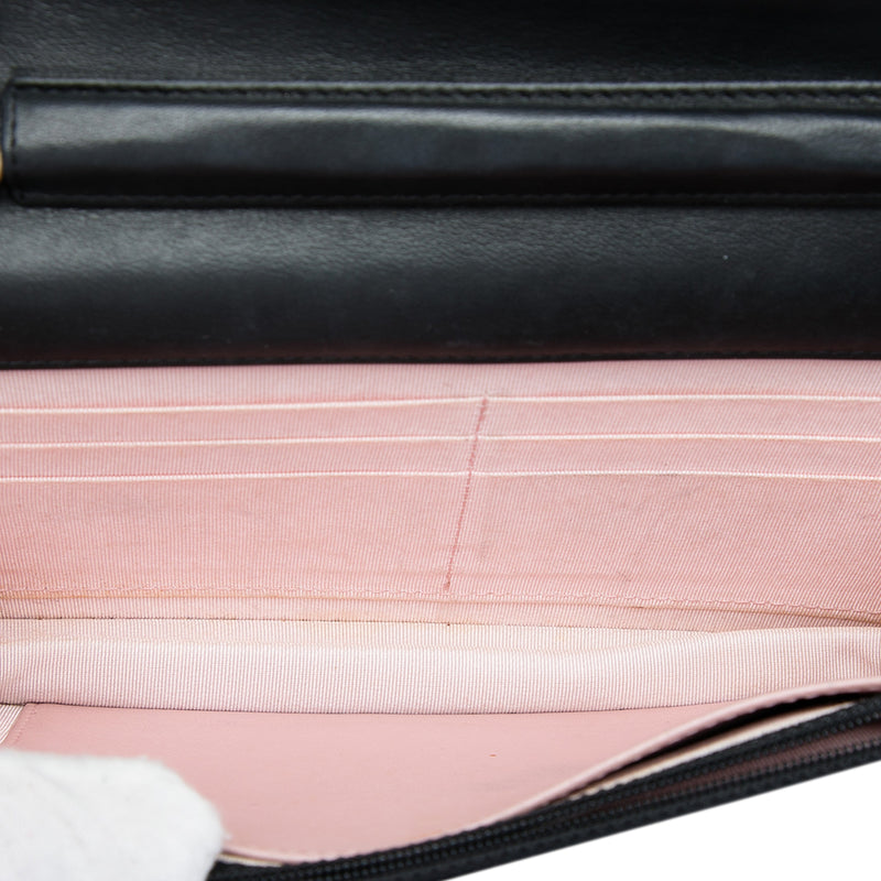 Quilted Lambskin Crest Wallet On Chain - Image 4