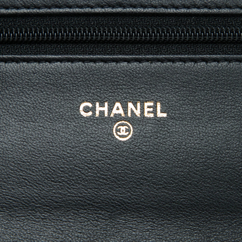 Quilted Lambskin Crest Wallet On Chain - Image 5