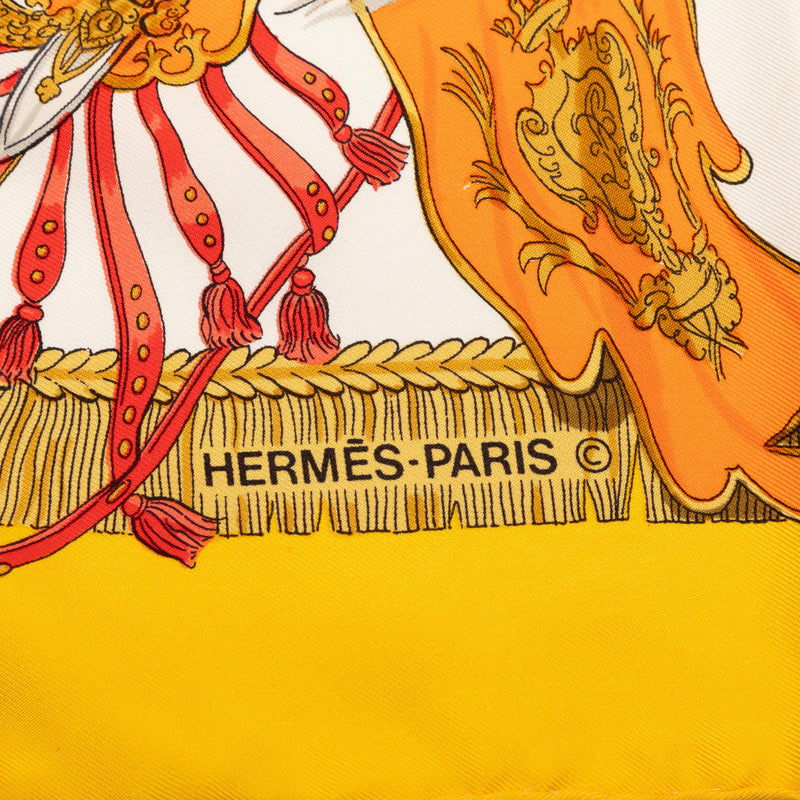 Caparacons De La France Et De L Inde Silk Scarf 90 - Image 3