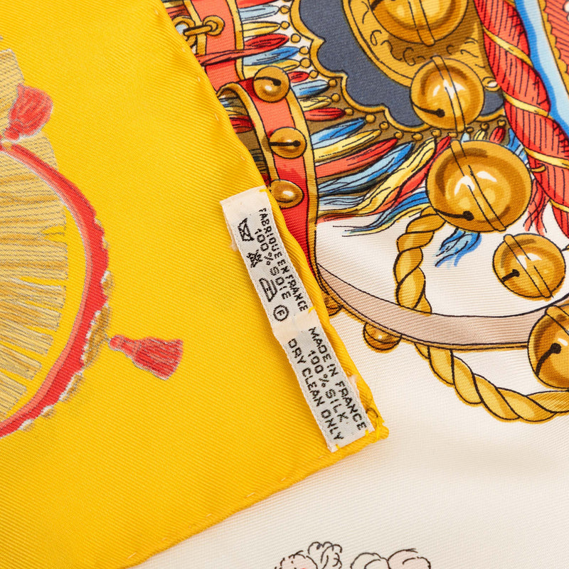 Caparacons De La France Et De L Inde Silk Scarf 90 - Image 4