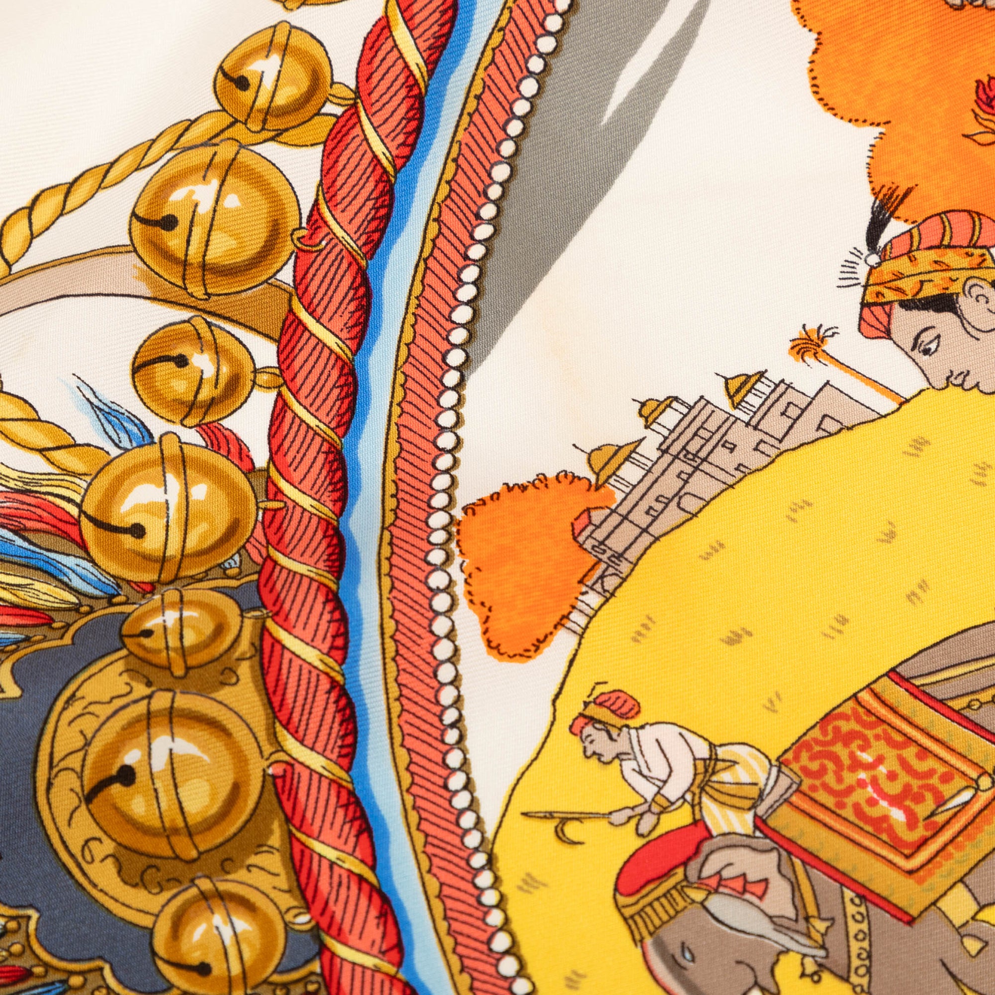 Caparacons De La France Et De L Inde Silk Scarf 90 - Image 6