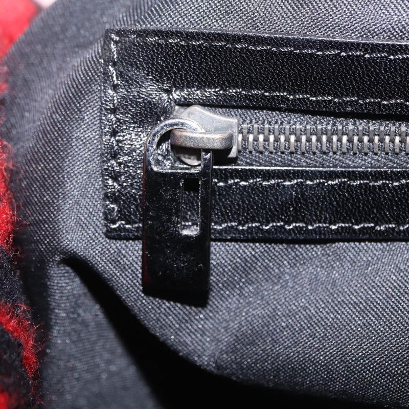 Fendi Vintage Wool Red Bag