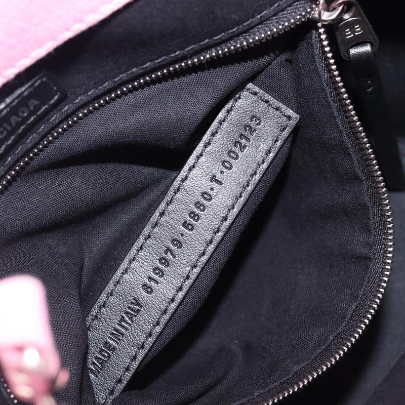 Balenciaga Wave Bucket Printed Canvas Pink Bag