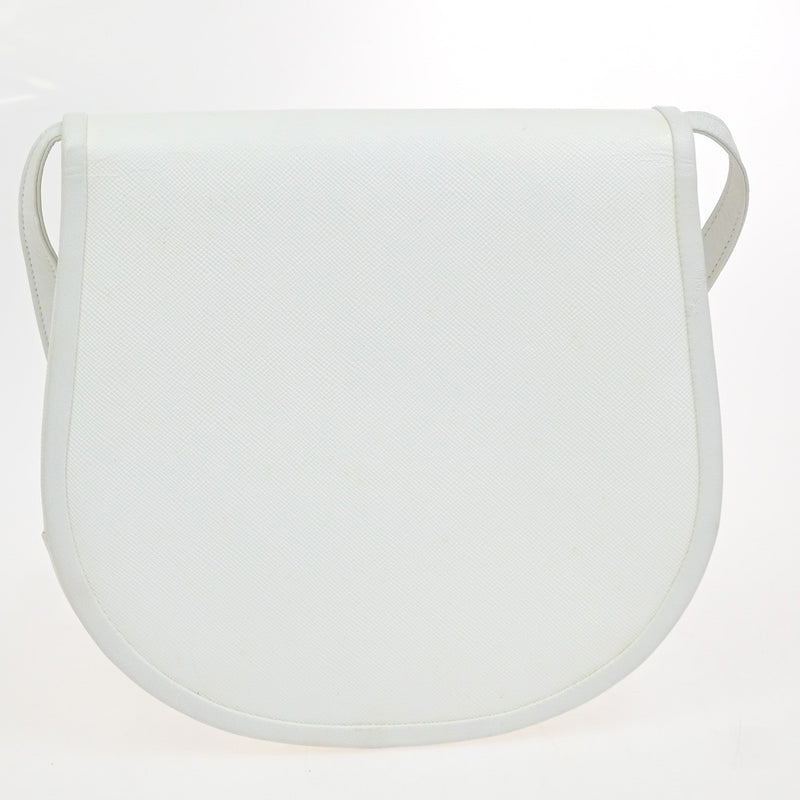 Saint Laurent Vintage Shoulder Bag Leather White