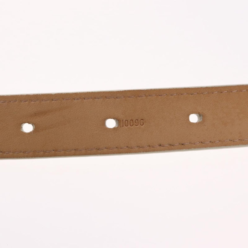 Louis Vuitton Vernis Belt Lv Monogram Beige Patent_leather