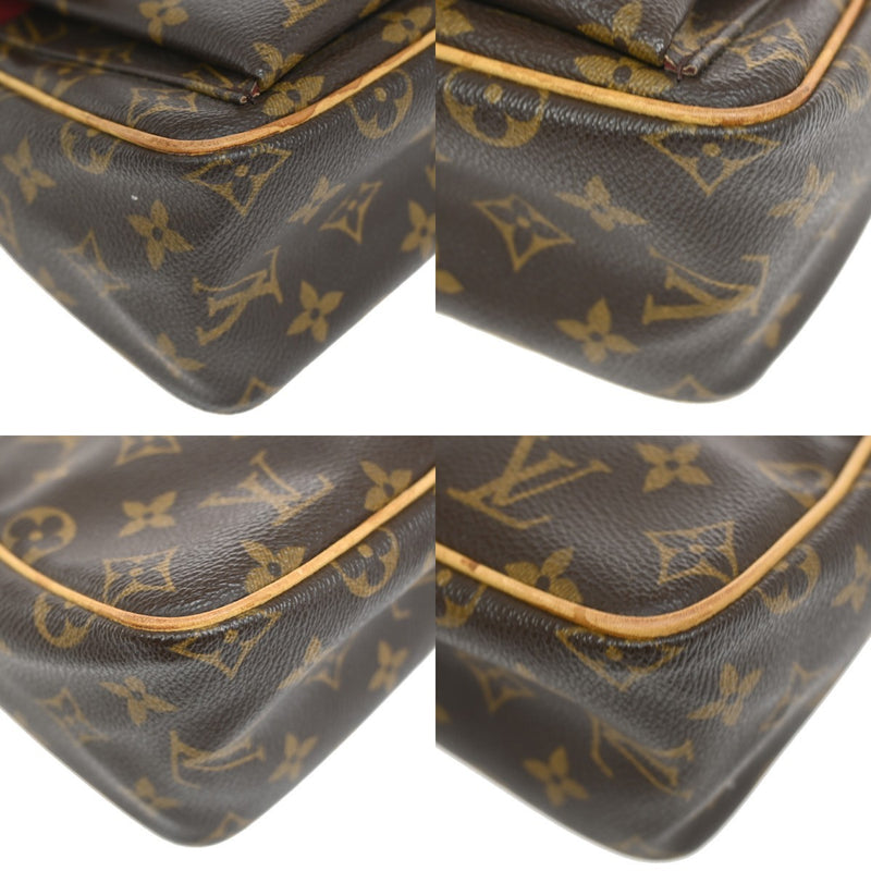 Louis Vuitton Viva Cite Monogram Canvas Brown Leather Bag