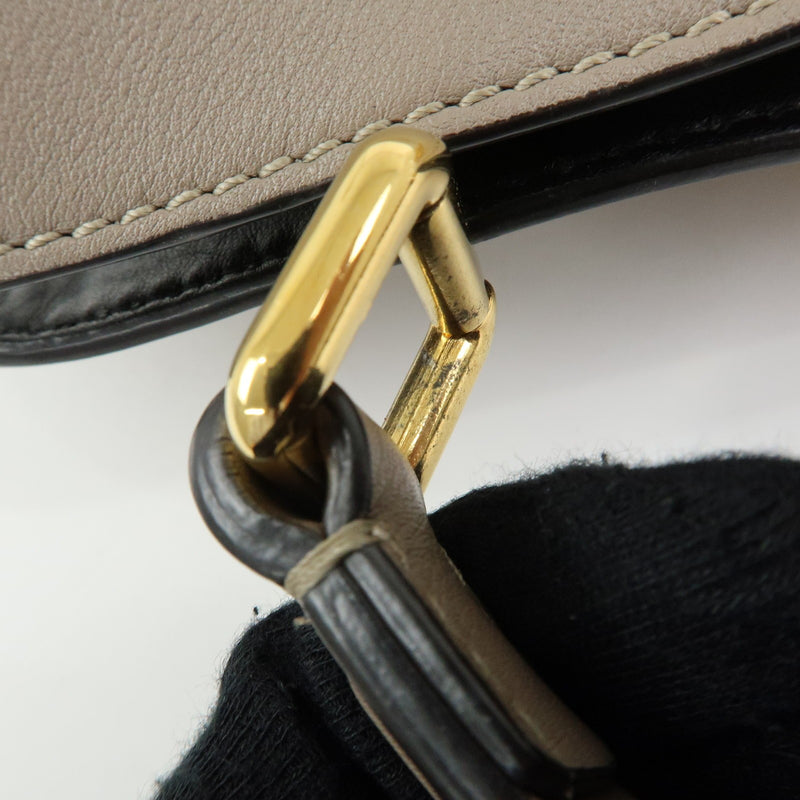 Fendi Peekaboo Iseeu Leather Gray Bag