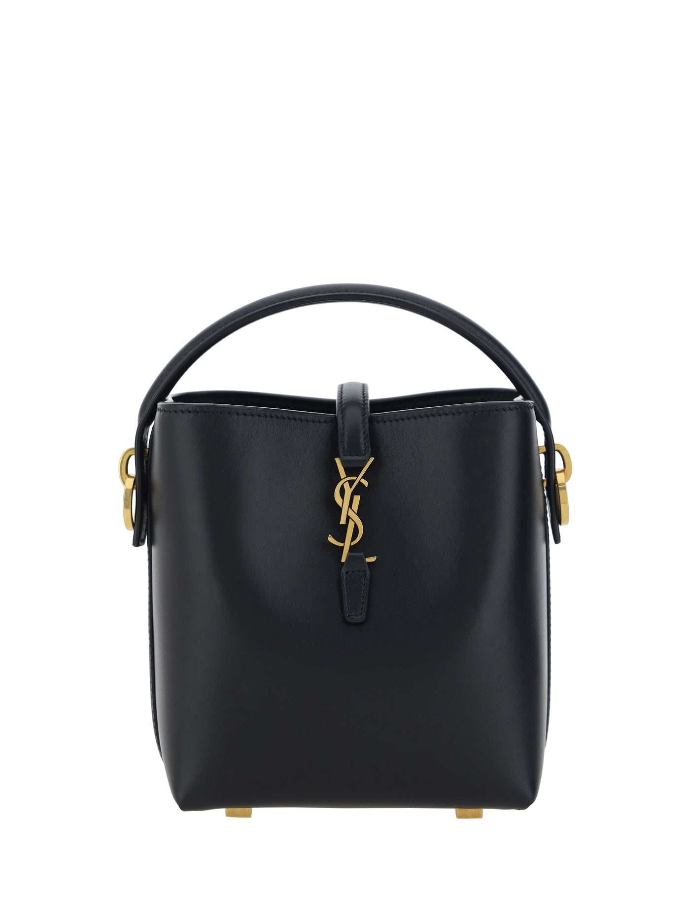 Saint Laurent Le 37 Shoulder Bag — Black Calf Leather Bos Taurus