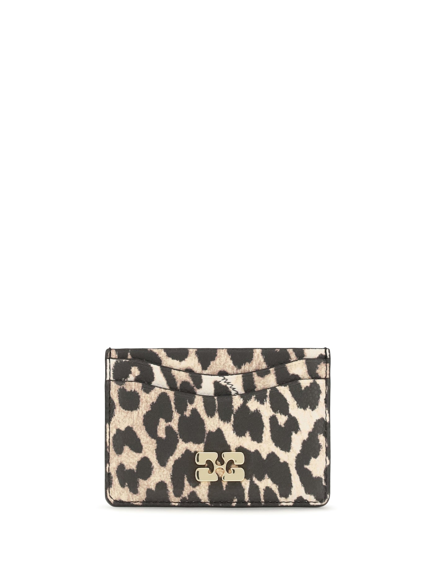 Ganni Bou Card Case — Beige Cases
