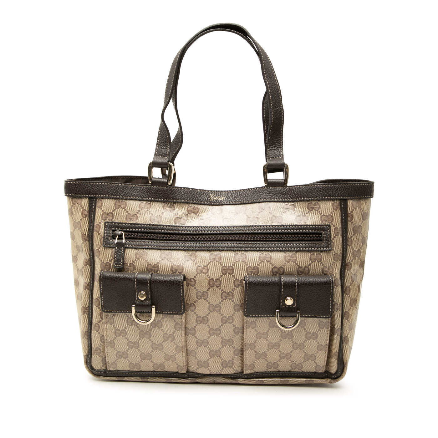 GG Crystal Abbey D Ring Tote - Image 1