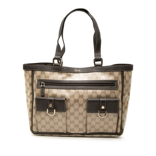 GG Crystal Abbey D Ring Tote - Image 1