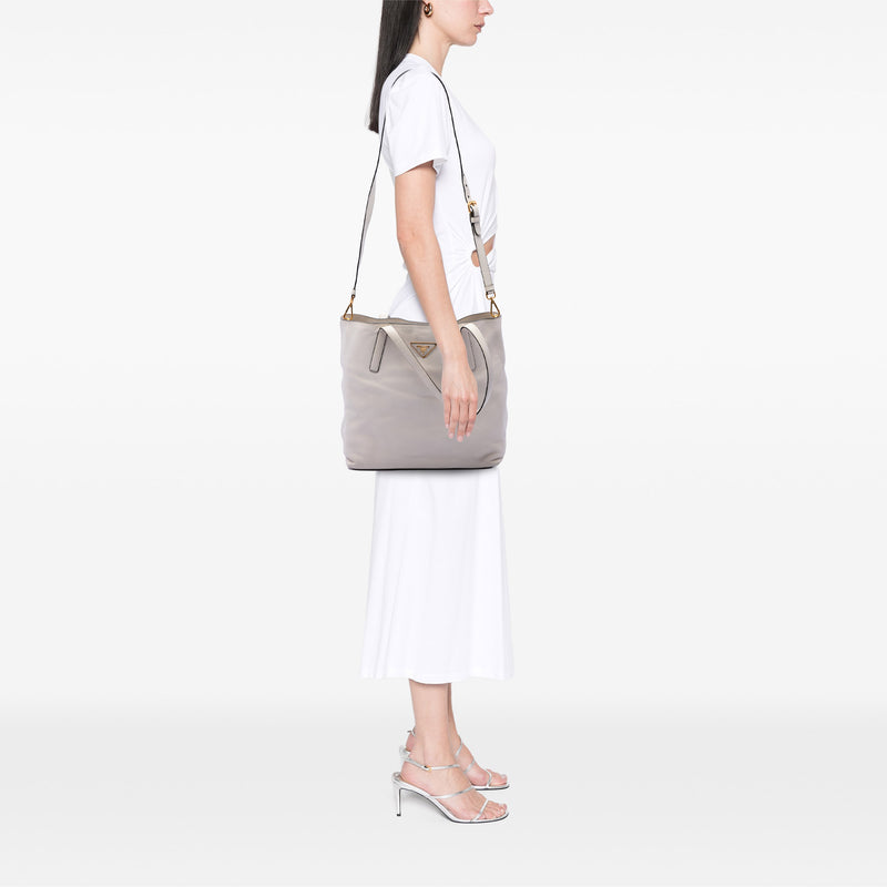 Vitello Daino Open Convertible Tote - Image 6