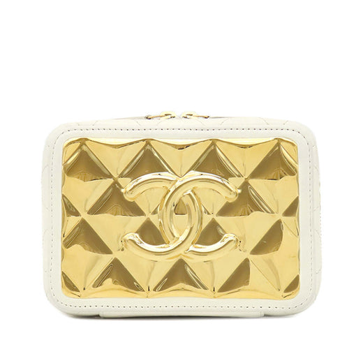 Mini CC Quilted Lambskin and Golden Plate Vanity Crossbody - Image 1