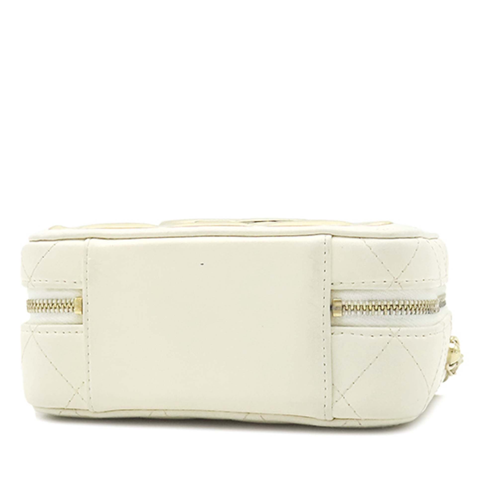 Mini CC Quilted Lambskin and Golden Plate Vanity Crossbody - Image 2
