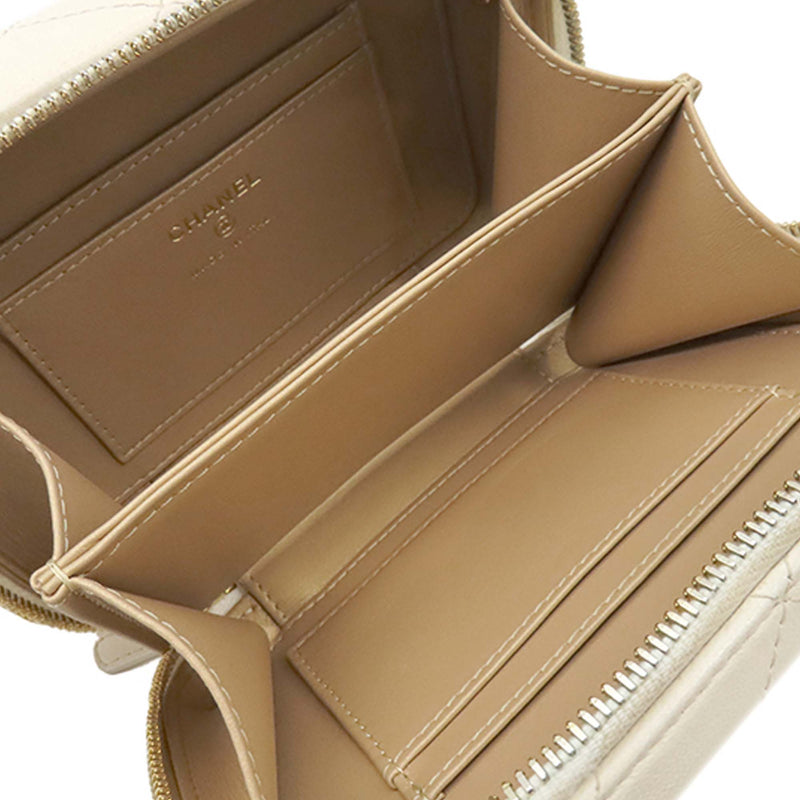 Mini CC Quilted Lambskin and Golden Plate Vanity Crossbody - Image 3