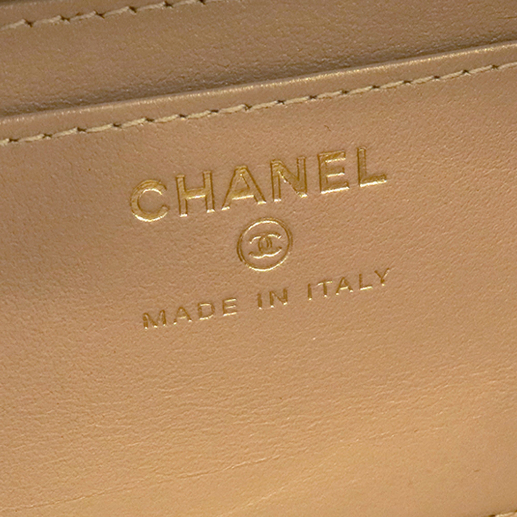 Mini CC Quilted Lambskin and Golden Plate Vanity Crossbody - Image 4