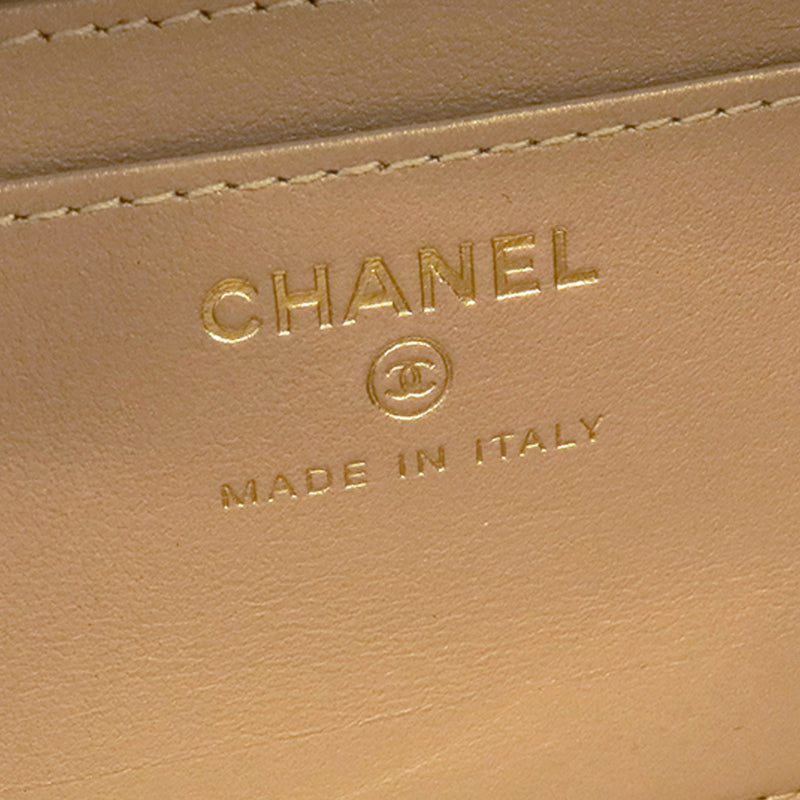 Mini CC Quilted Lambskin and Golden Plate Vanity Crossbody - Image 4