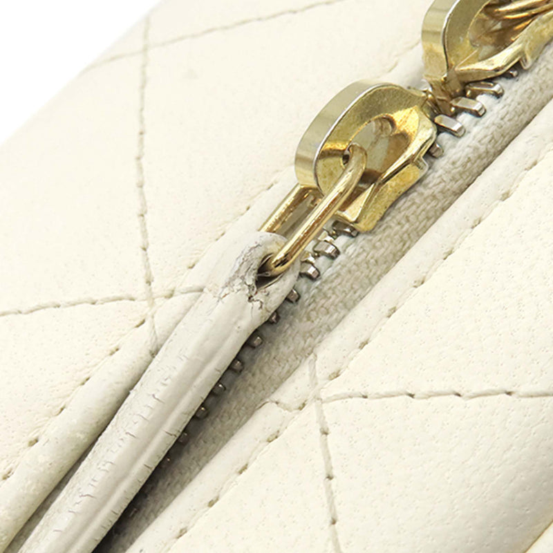Mini CC Quilted Lambskin and Golden Plate Vanity Crossbody - Image 9