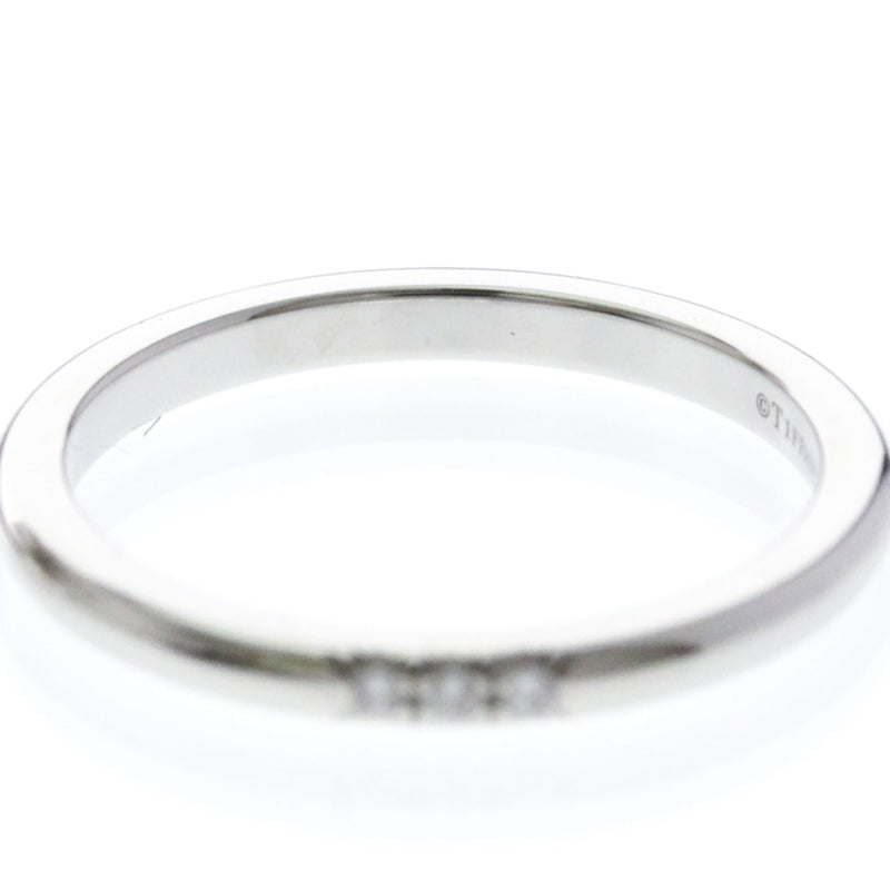 Tiffany & Co. Forever Band Platinum With Diamonds Silver Bijoux