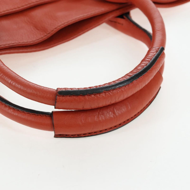 Chloe Paddington Leather Orange Bag