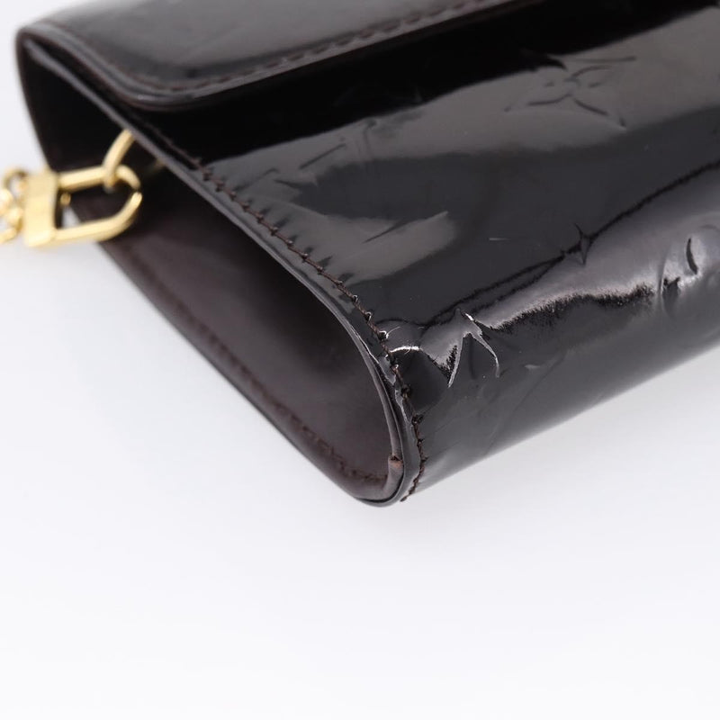 Louis Vuitton Bel Air Pochette Monogram Vernis Burgundy Patent_leather Bag