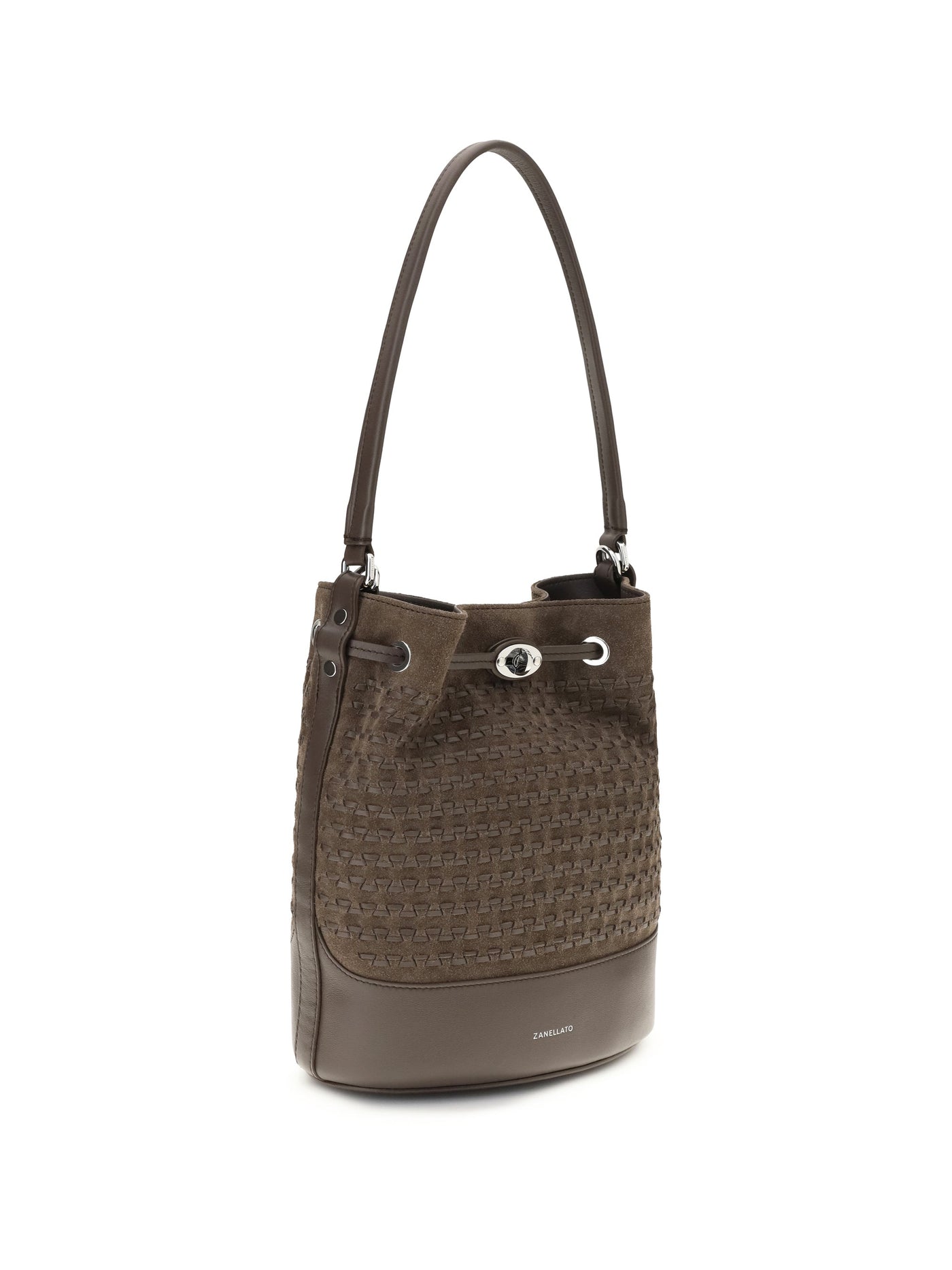 Zanellato Monda Bucket Bag — Beige Calf Leather