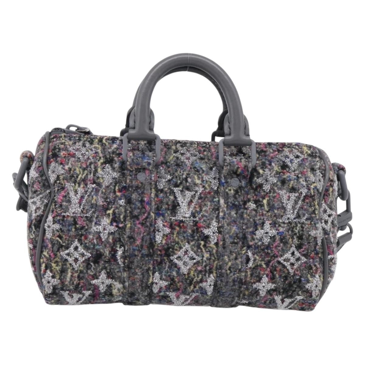 Louis Vuitton Keepall Bandouliere Lv Felt Multicolour Textile Bag