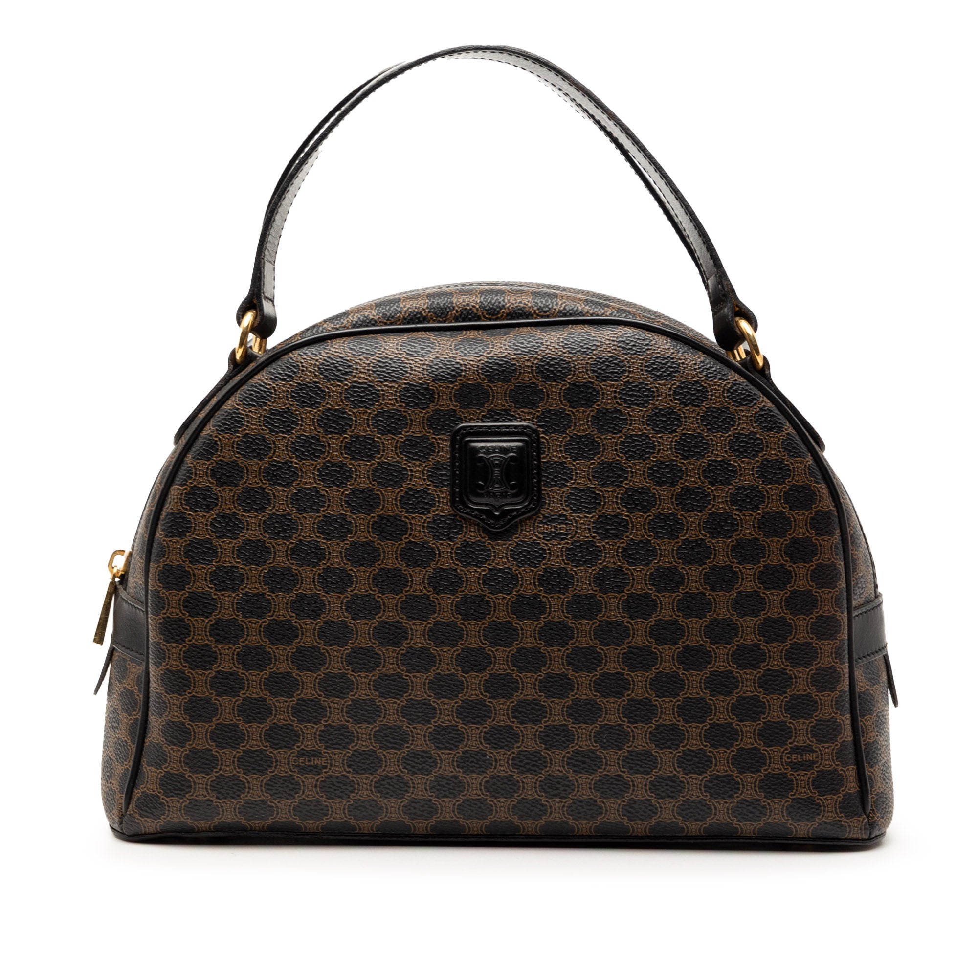 Macadam Coated Canvas Dome Handbag - Image 1