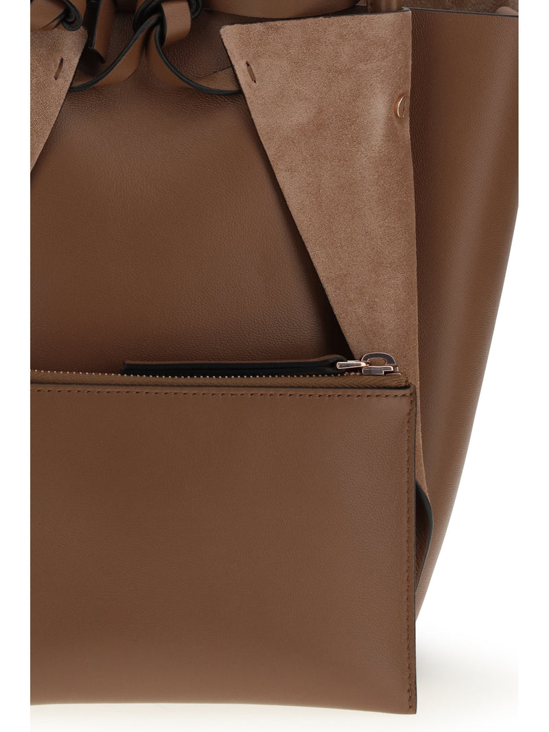 Gabriela Hearst Marija Shoulder Bag — Brown Lamb Ovis Aries