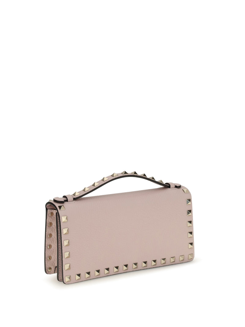 Valentino Garavani Wallet — Pink Calf Leather Bos Taurus