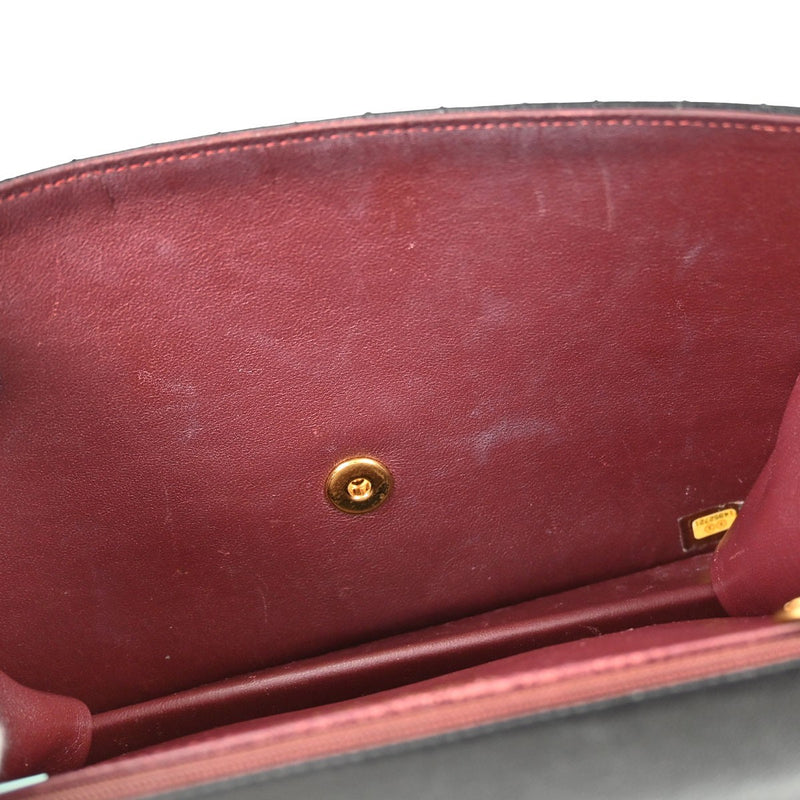 Chanel Turnlock Flap Grosgrain Black Leather Bag