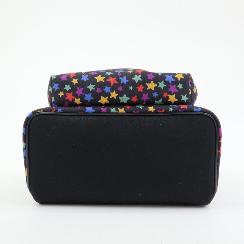 Saint Laurent City Printed Corduroy Multicolour Canvas Bag