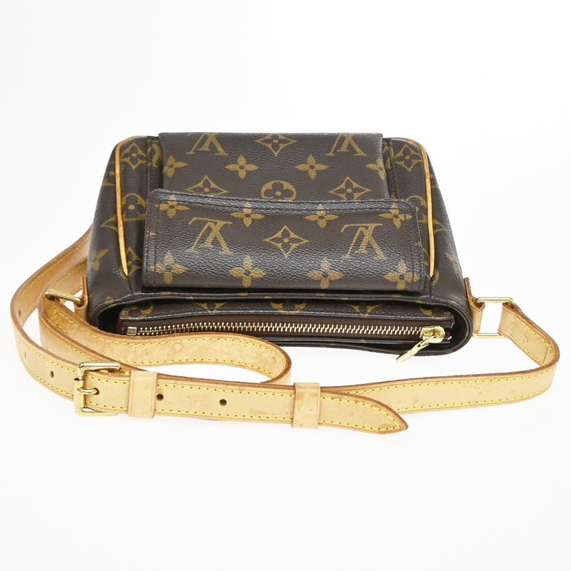 Louis Vuitton Viva Cite Monogram Canvas Brown Leather Bag