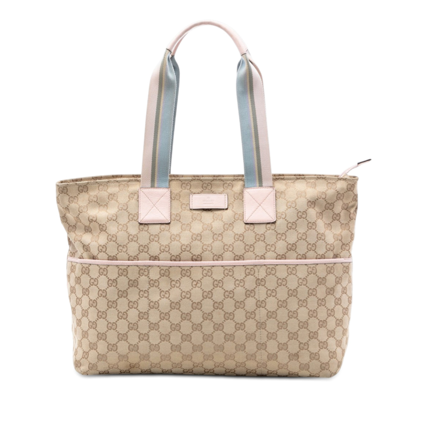 GG Canvas Web Tote - Image 1