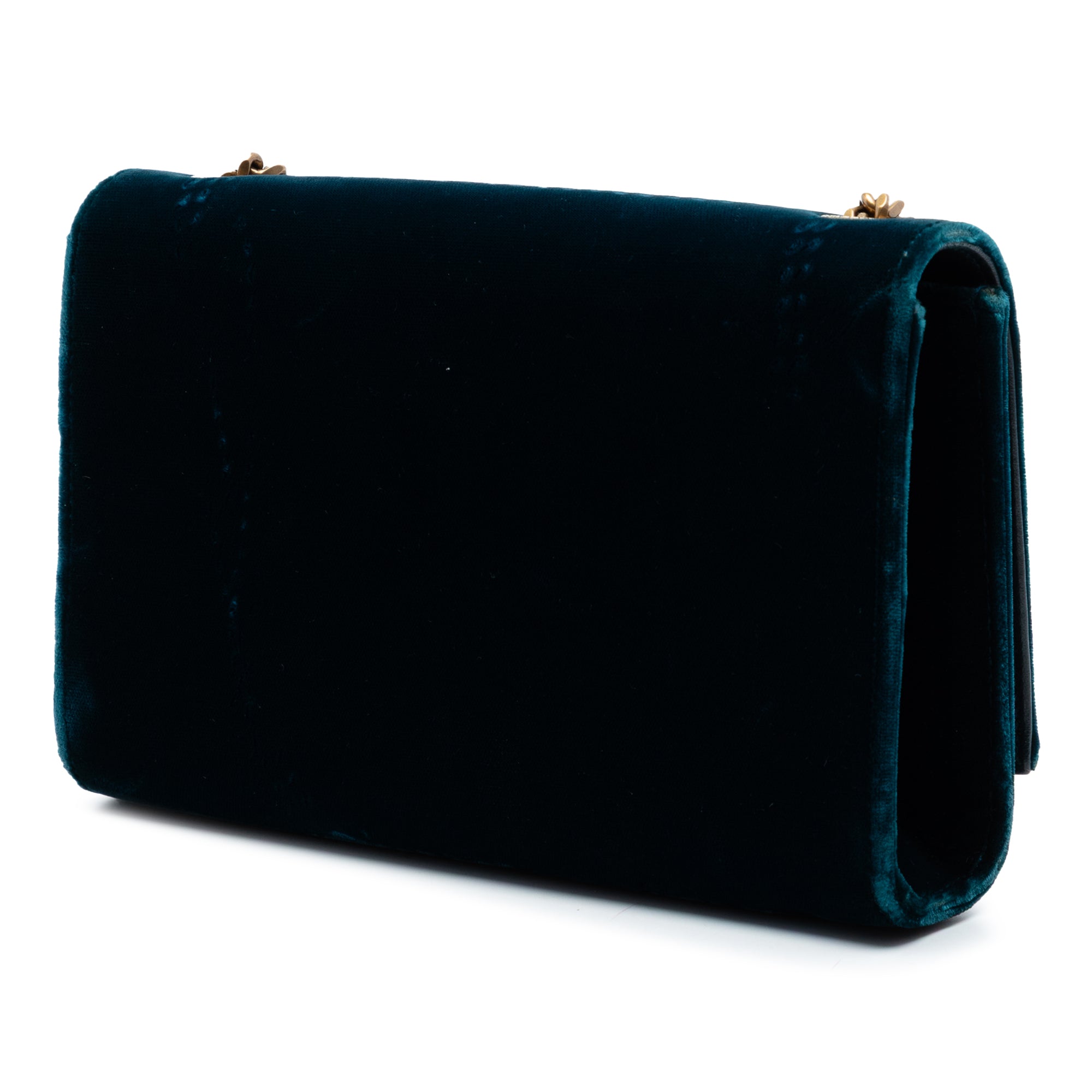 Small Velvet Monogram Kate Tassel Crossbody - Image 2