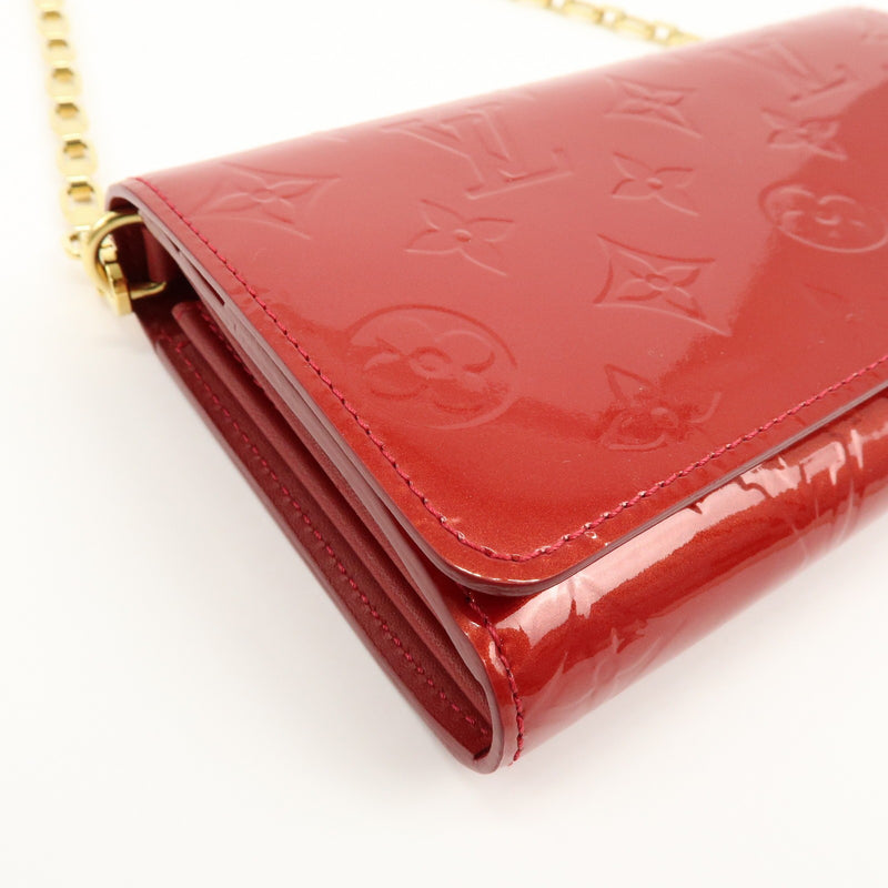 Louis Vuitton Chaine Monogram Vernis Red Patent_leather Bag