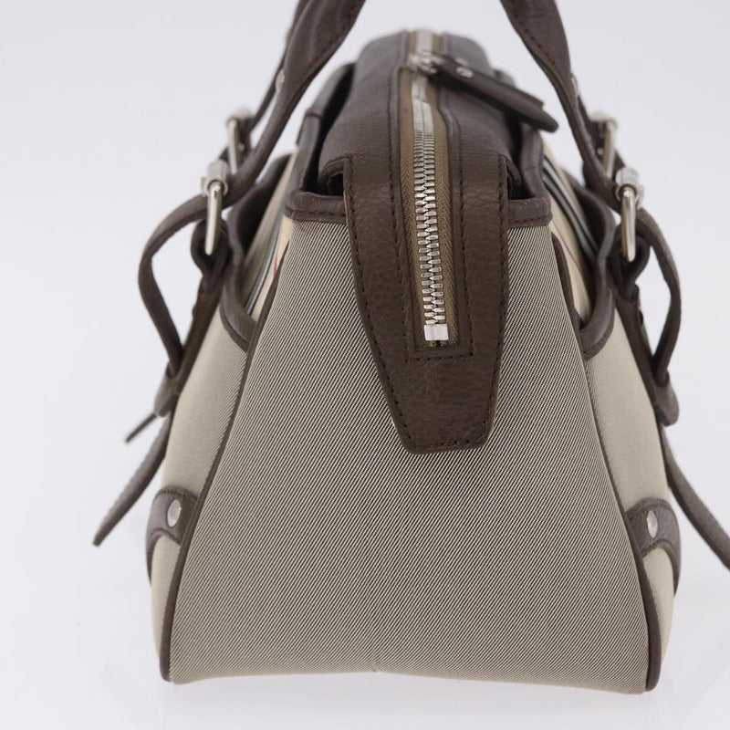Burberry Nova Check Canvas Brown Bag
