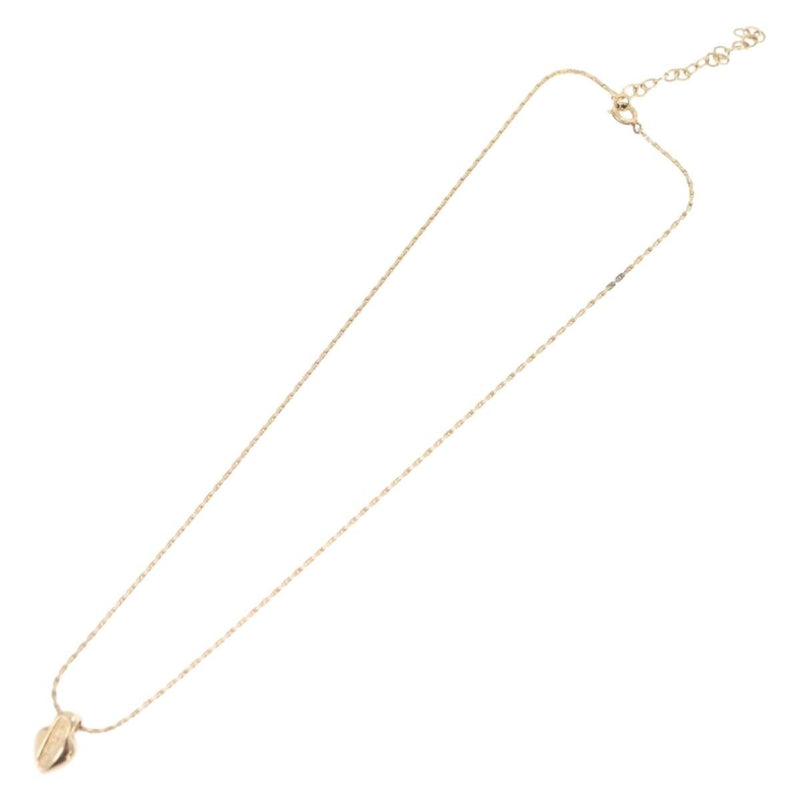 Christian Dior Logo Heart Pendant Metal Gold Bijoux