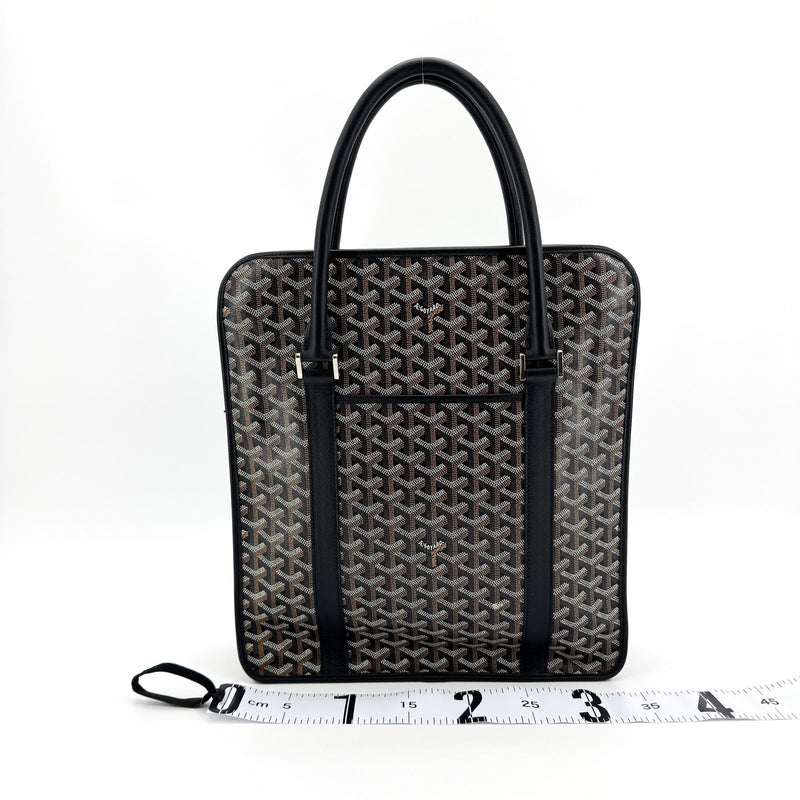 Goyard Bourgogne Coated Canvas Black Bag