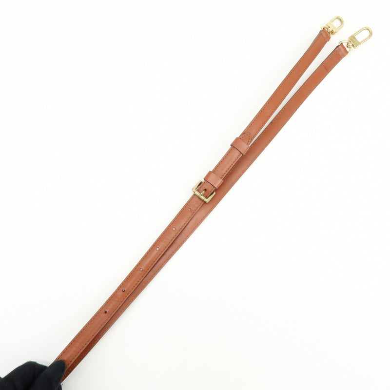 Louis Vuitton Adjustable Shoulder Strap Vachetta Leather Brown Accessory
