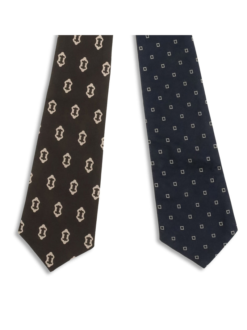 Di Stavnitser Reversible Cotton Tie Belt — Black